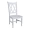 International Concepts Double XX Chairs, Set of 2, Antique Chalk C28-220P - alternate 4